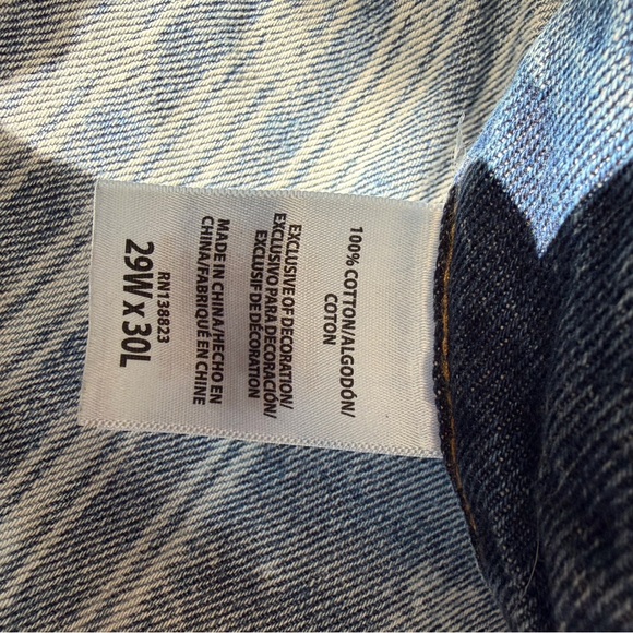 Cleo + Wolf Blue Denim High Rise Jeans - Picture 6 of 6